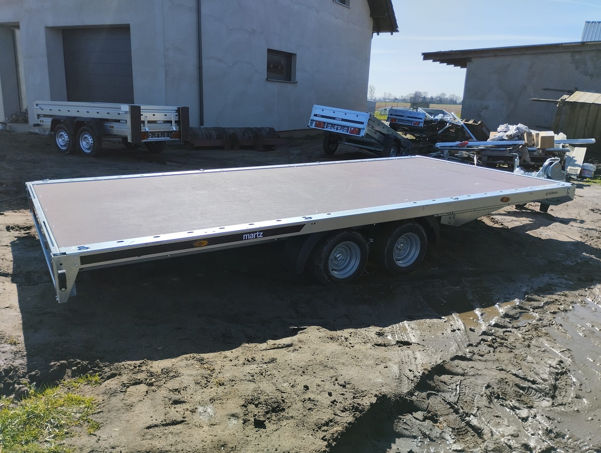 Laweta platforma GT PLATEAU 450/2 2,7T przyczepa samochodowa lawety