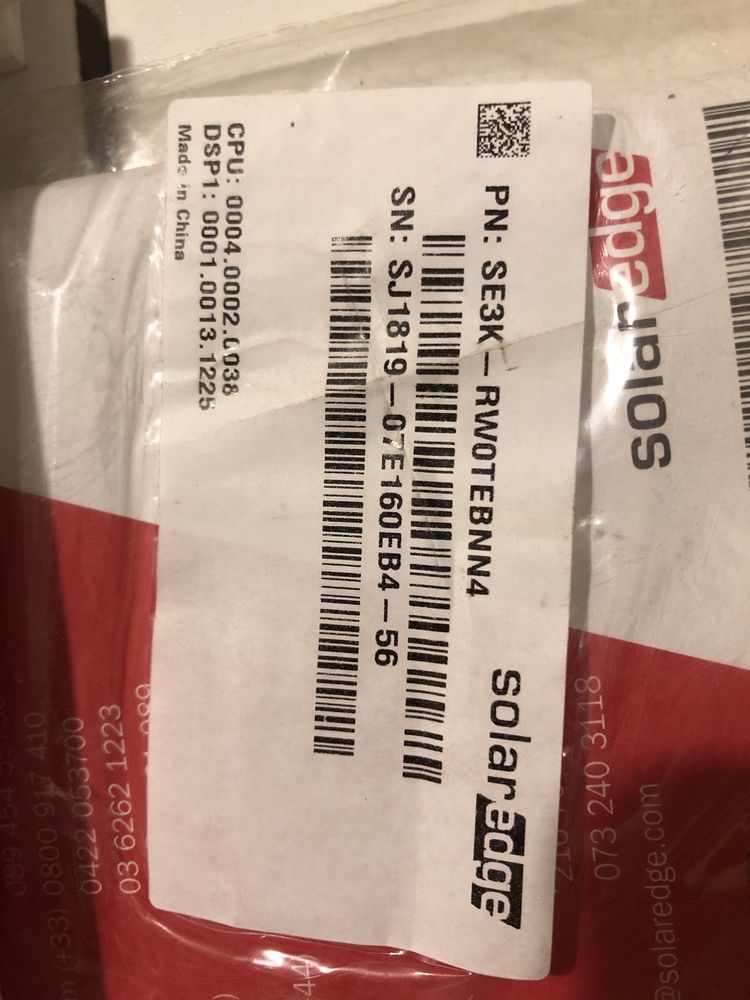 Inwerter Solar Edge SE3K falownik