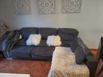 Sofa com chaise longue