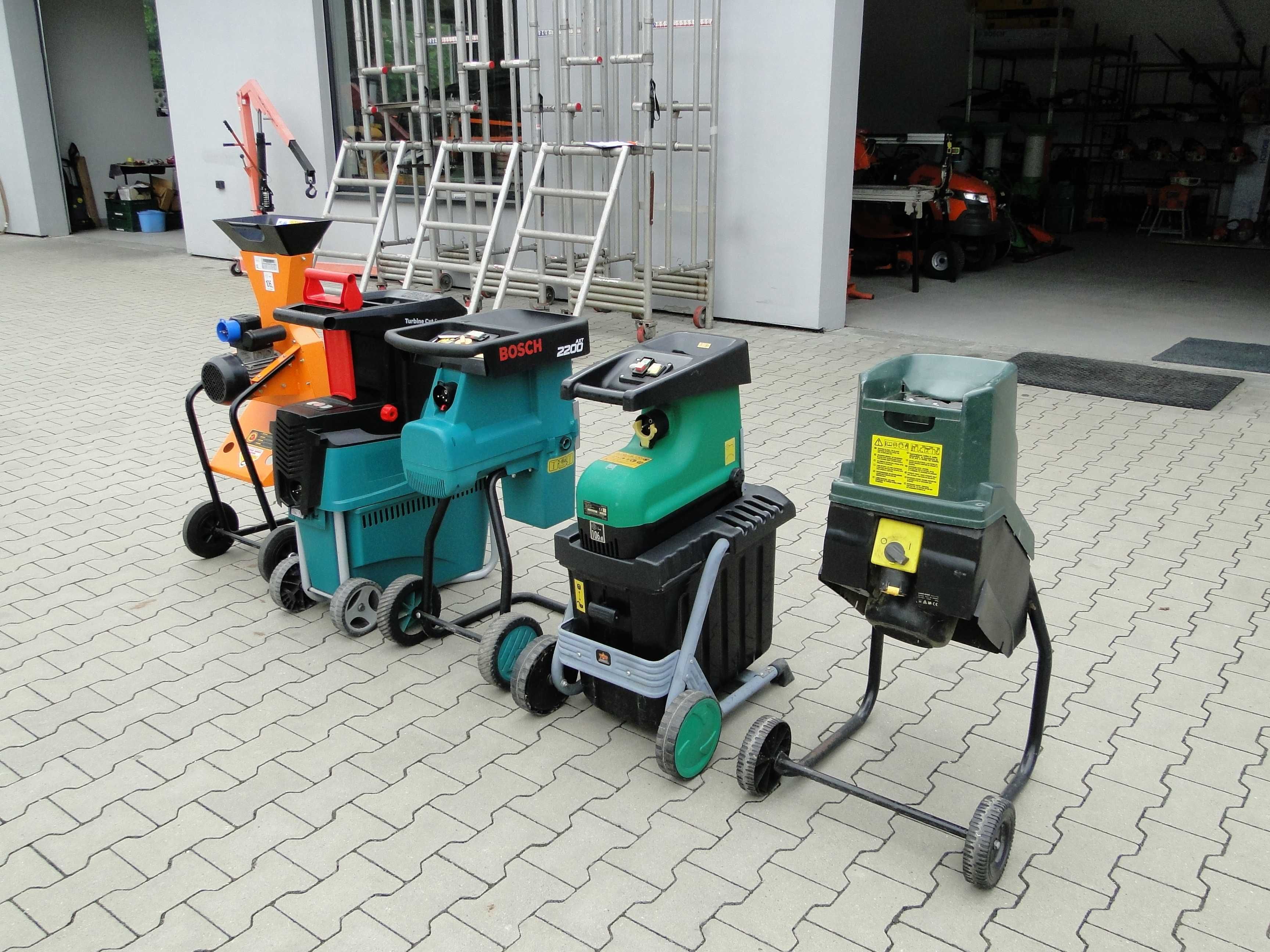 Rozdrabniacz do gałęzi rębak BOSCH ELIET VIKING STIHL CRAFT Germany