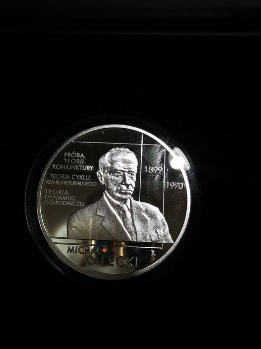 Moneta 10 zł Michał Kalecki
