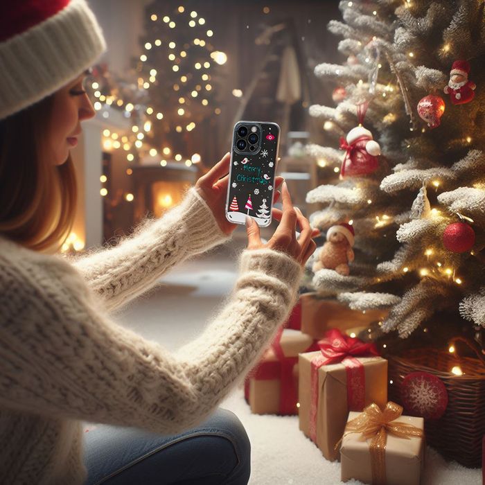 Tel Protect Christmas Case Do Iphone 14 Pro Max Wzór 4 Clear