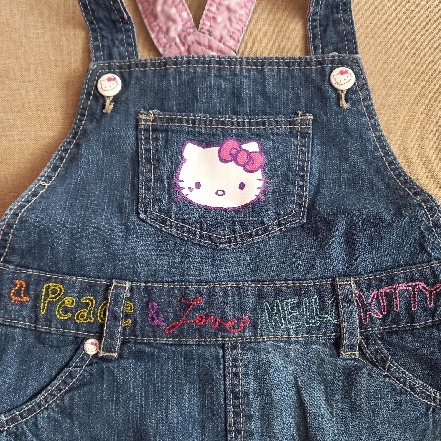 Sukienki ogrodniczki, Hello Kitty, H&M, Cool Club, 5.10.15. Zestaw