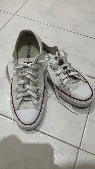 Sapatilhas Converse All Star mulher brancas tamanho 38