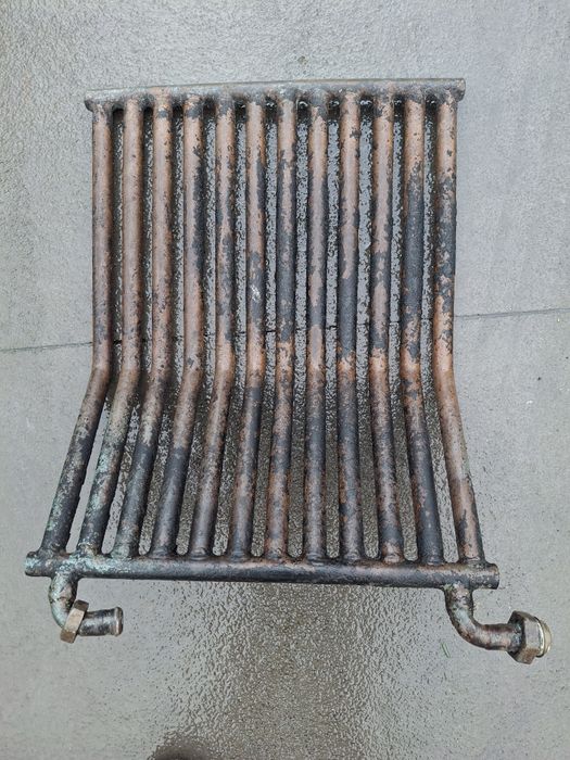 Grelha para chaminé em cobre