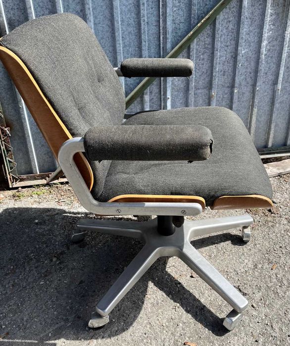 Unikat! Fotel obrotowy Stoll Giroflex lata 60 vintage