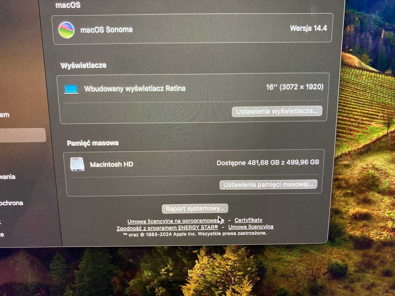 MacBook Pro 16" i7/32gb/Radeon Pro 5300M/512 GB 2019