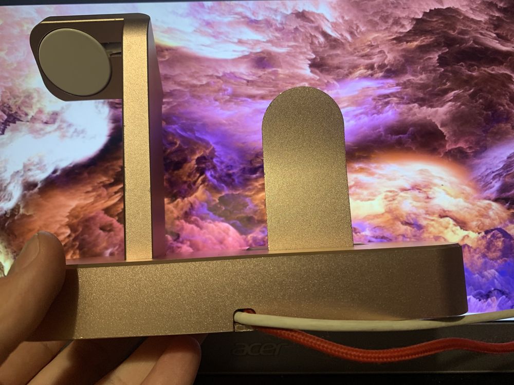 Док Станція для apple watch та айфон з кабелем до годиника