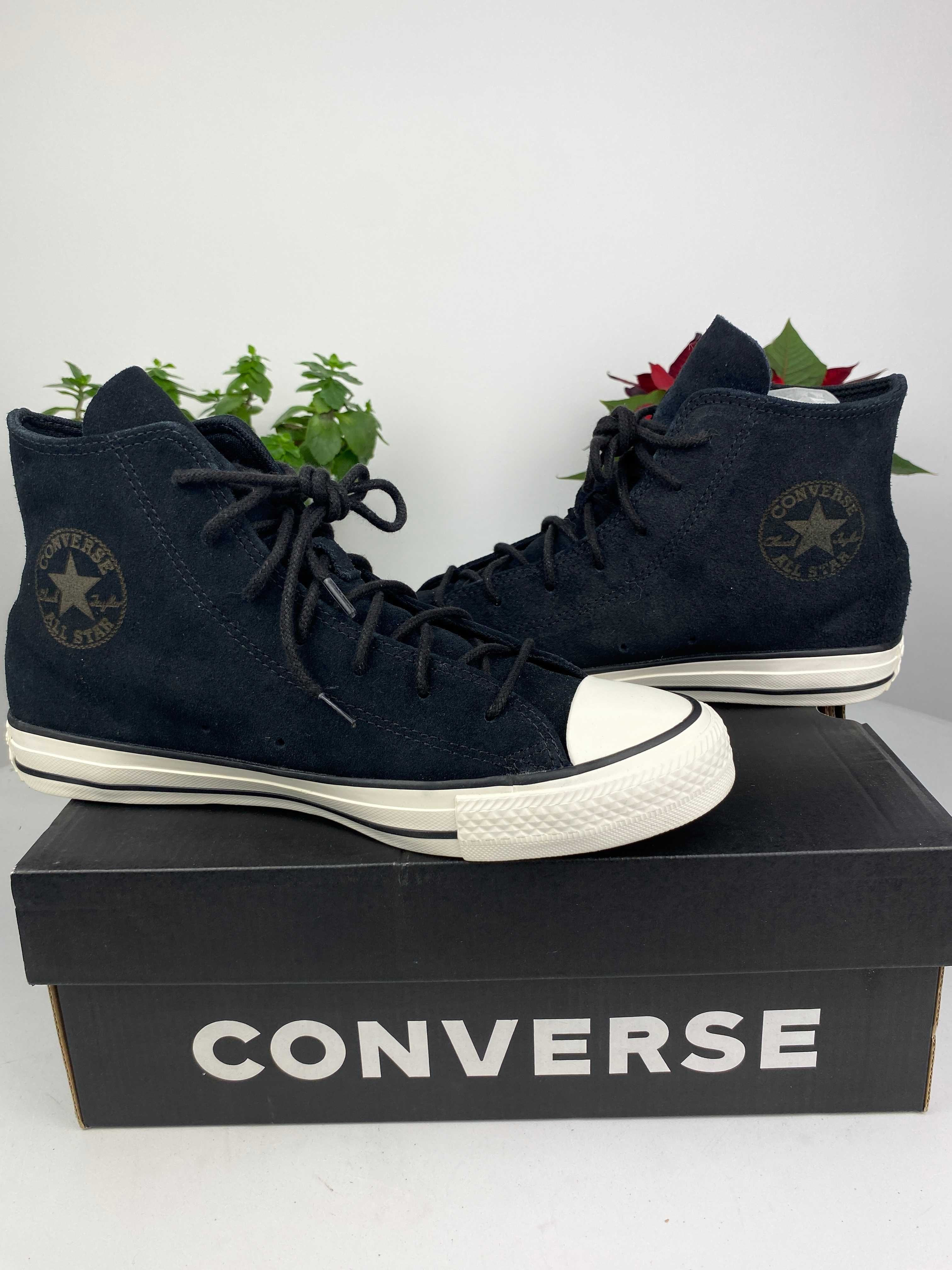 czarne białe buty converse chuck taylor all star hi wysokie r. 39 nr47