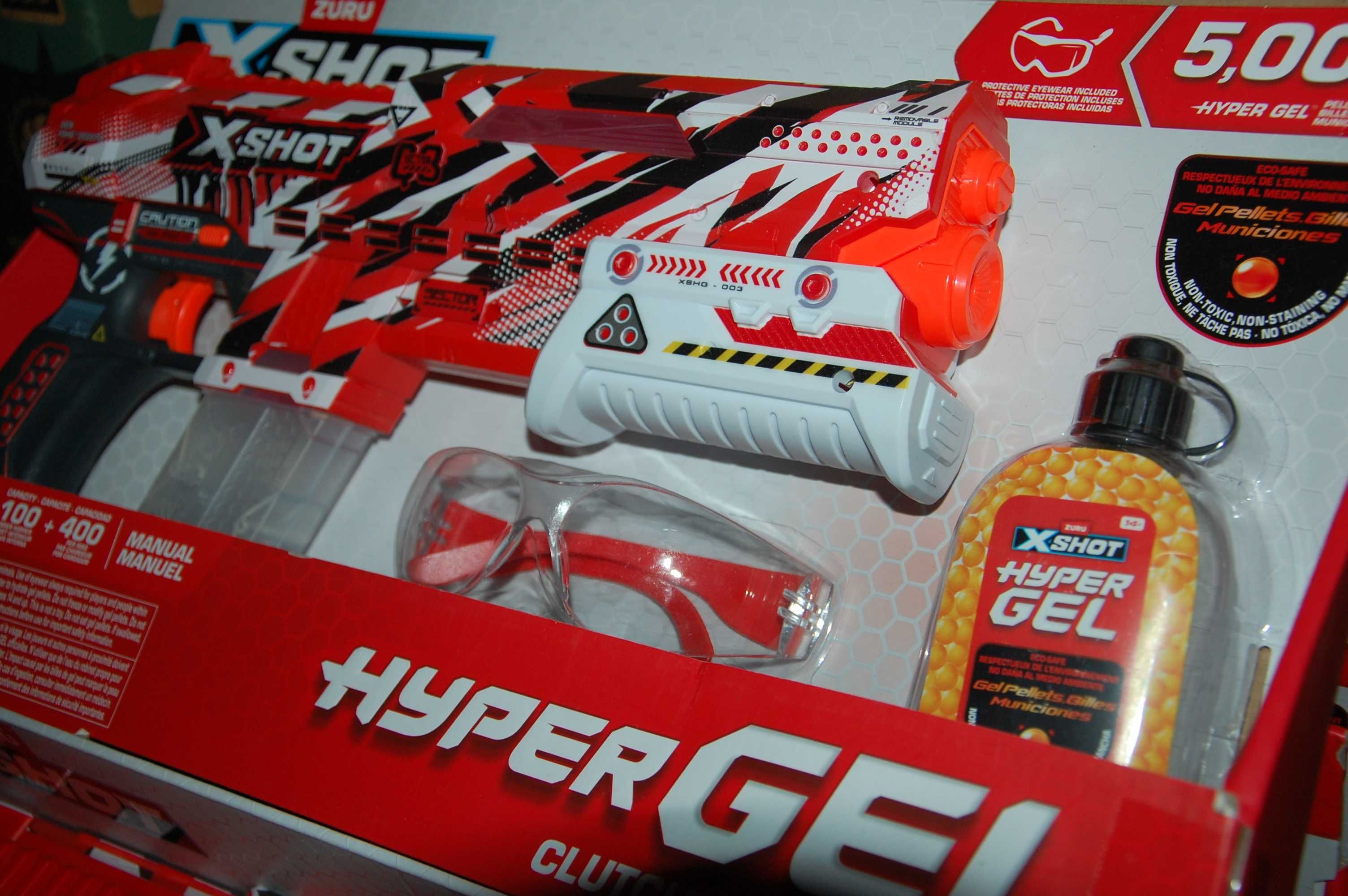 nowy pistolet NERF x shoot hyper gel