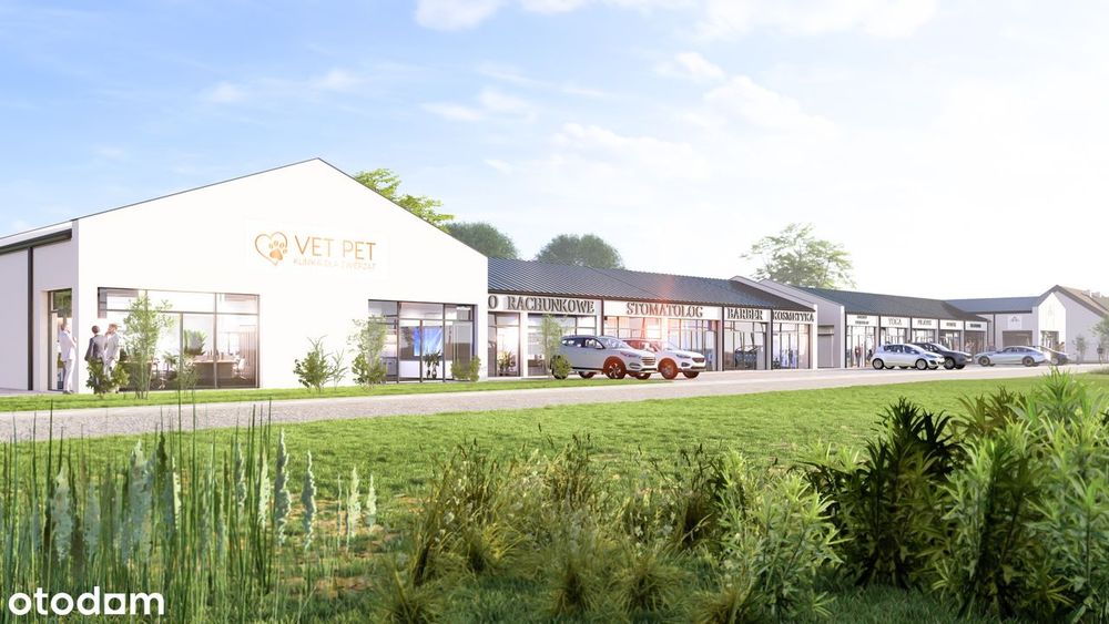 Sprzedam działkę z projektem pasażu handlowego