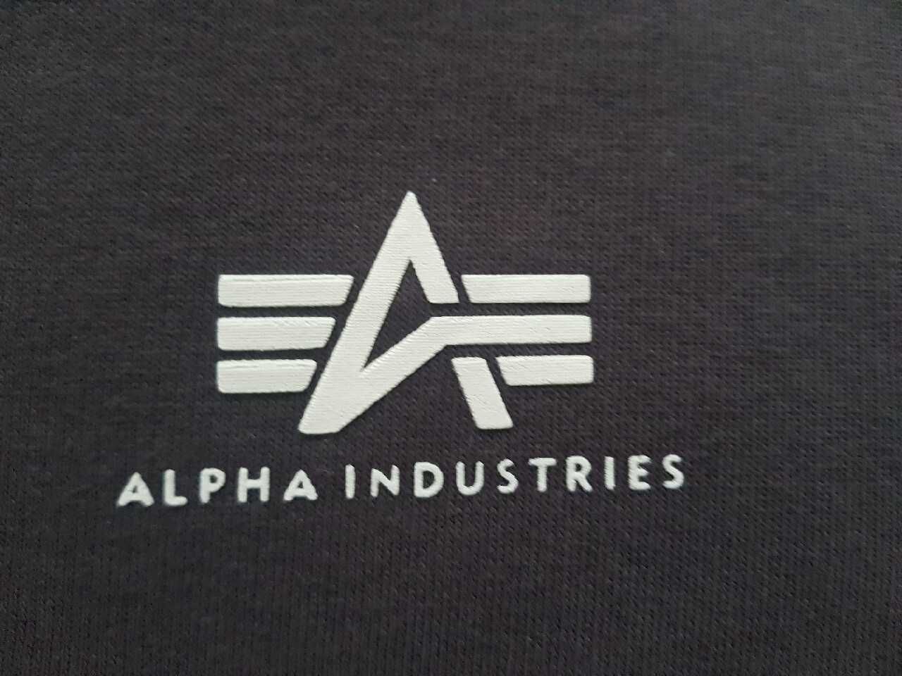 Bluza męska, grafit, Alpha Industries