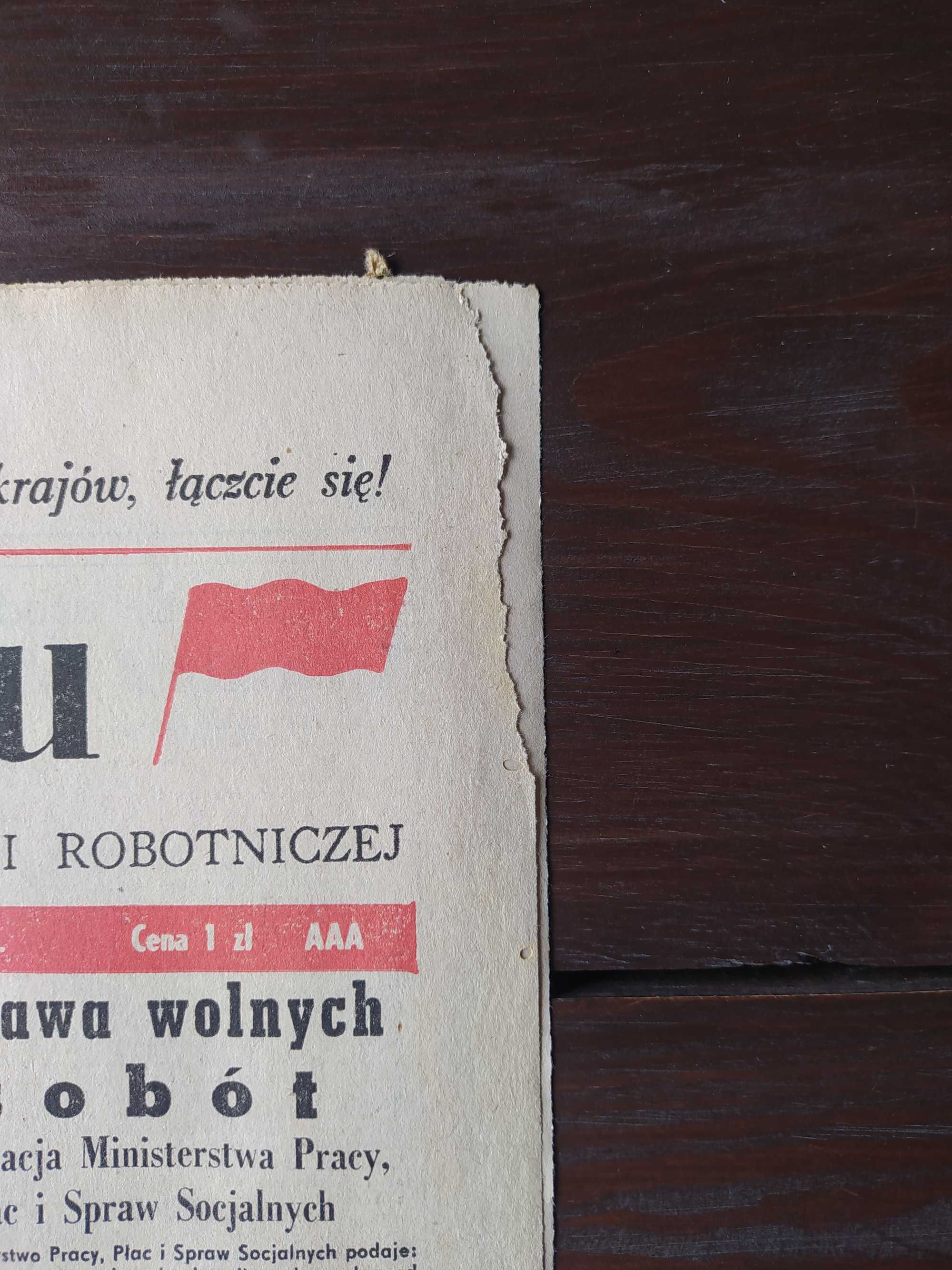 Gazeta TRYBUNA LUDU Nr 8 (11326), 10/11 I 1981r. PRL