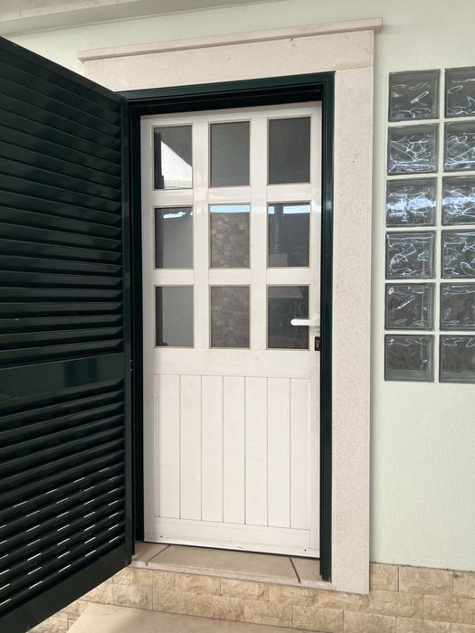 Porta dupla em aluminio exterior