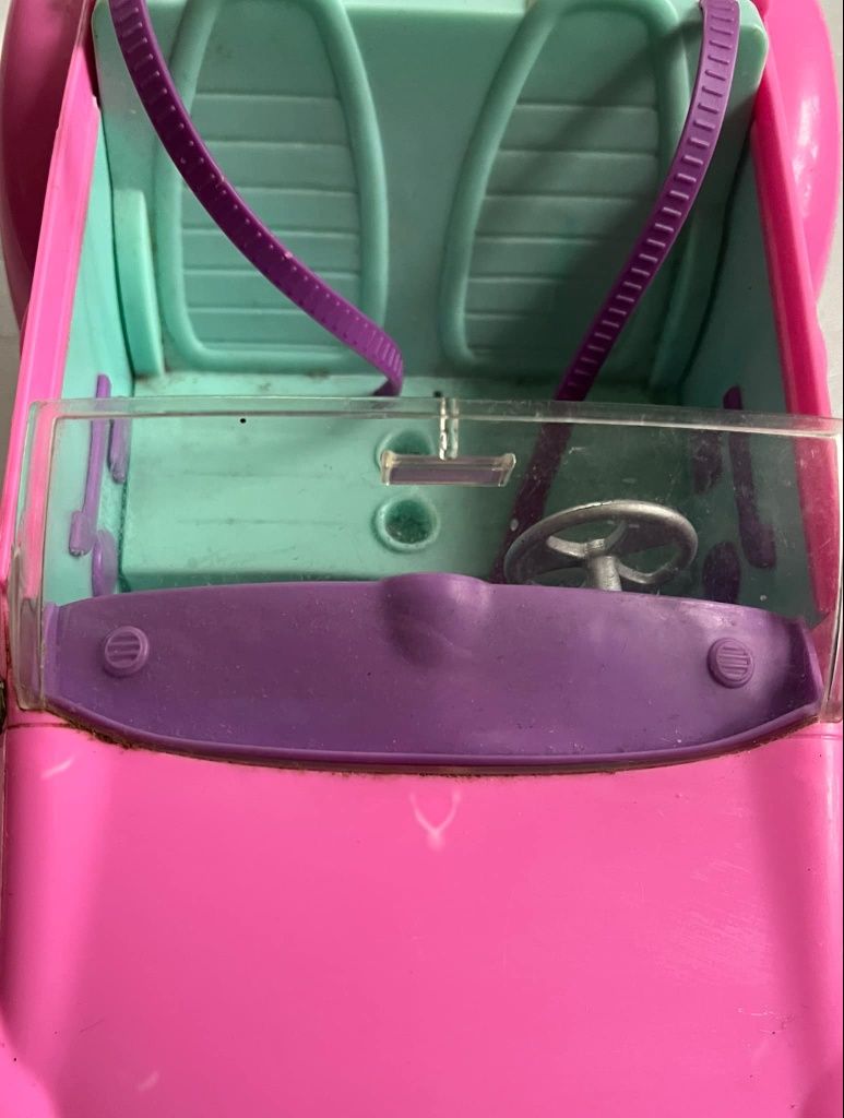 Samochód dla łąki barbie duży  różowy gratis