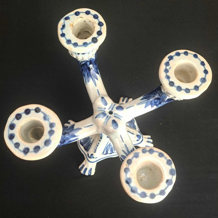 Candelabro em faiança Viúva Lamego