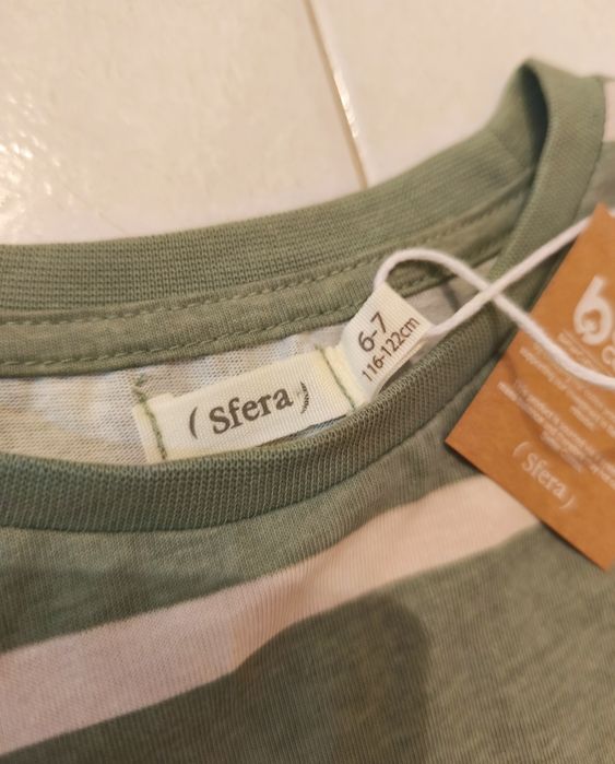 Camisola Verde Riscas Nova da Sfera