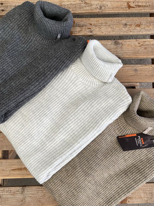 Гольф Чоловічий гольф Водолазка Однотонний гольф