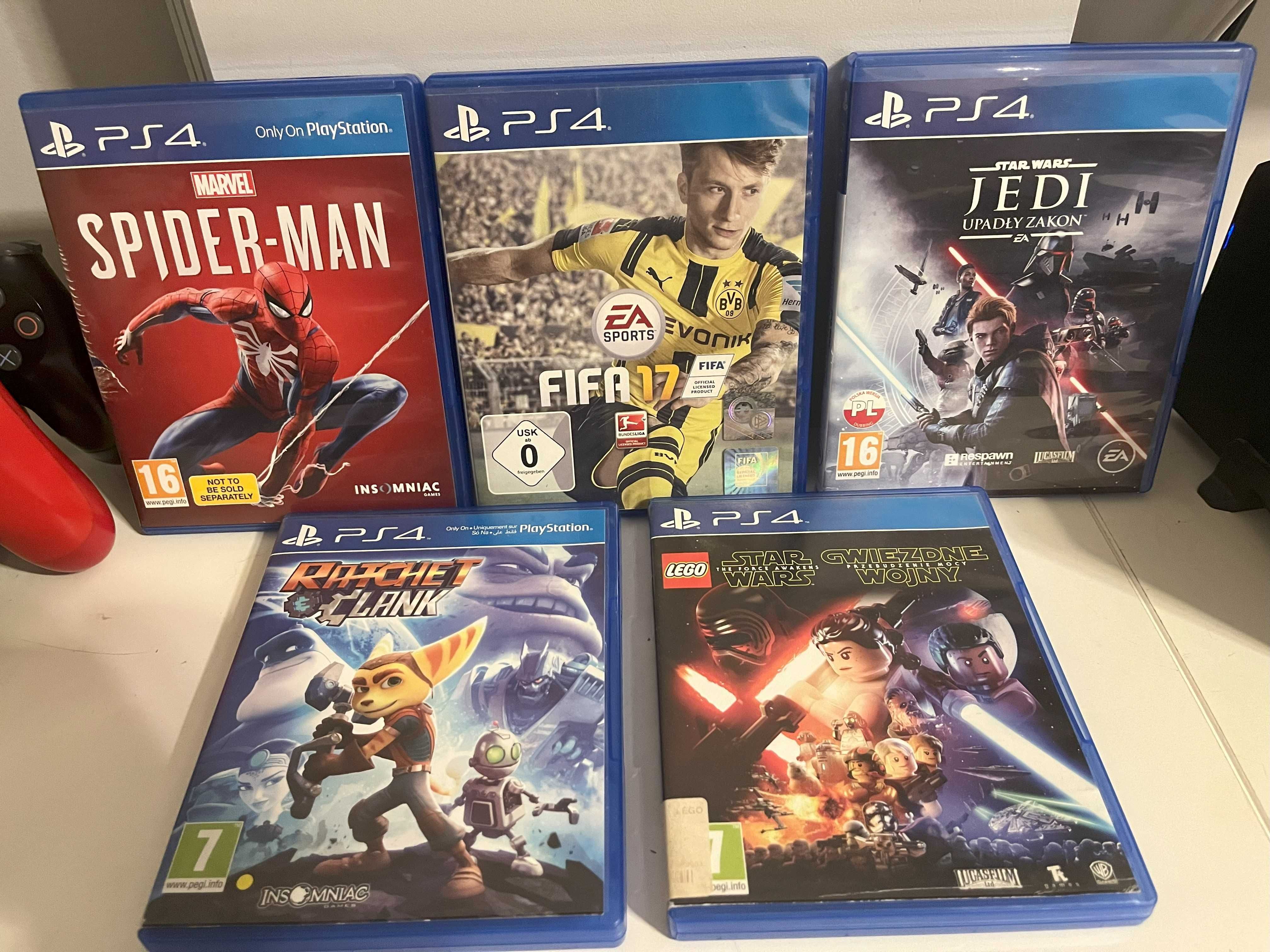 PS4 Pro 1TB + dysk zewnętrzny 3TB + stacja dokująca + pad + 5 gier
