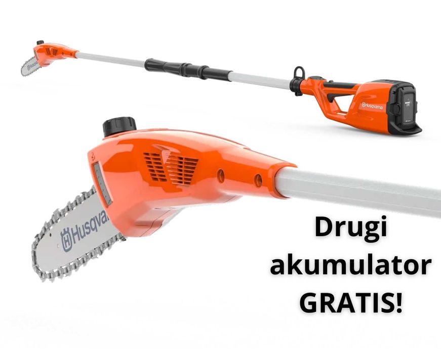 Pilarka na wysięgniku Akumulatorowa Husqvarna Drugi Akumulator gratis!