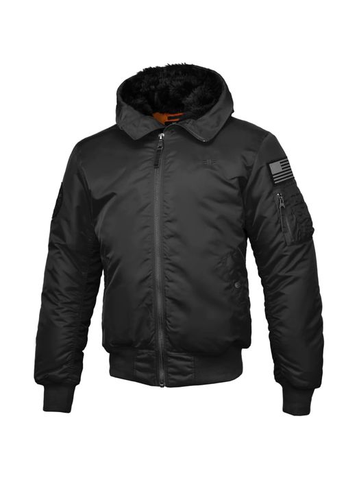 Куртка бомбер Pitbull Encino , чорна, олива