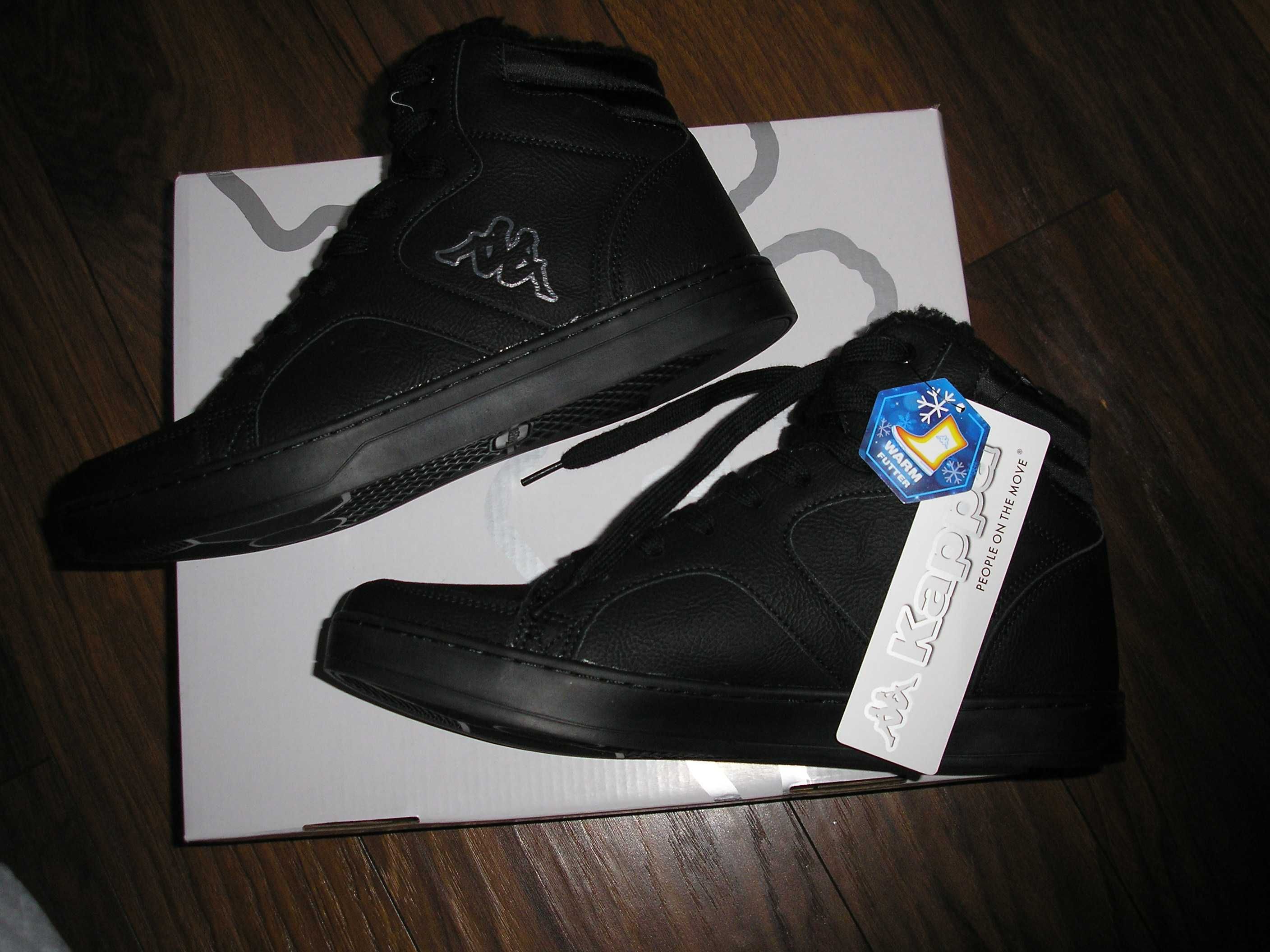 NOWE Buty Kappa zimowe model Nanook 43 czarne ocieplane