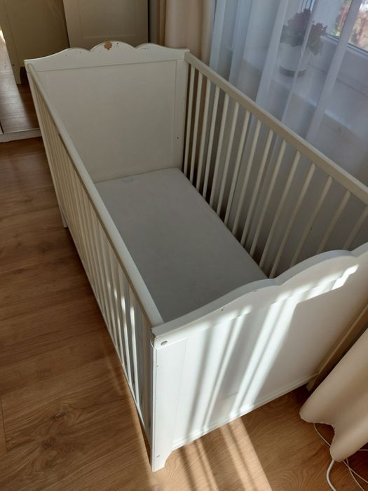Lóżeczko dziecięce Ikea Smagora z matercaem