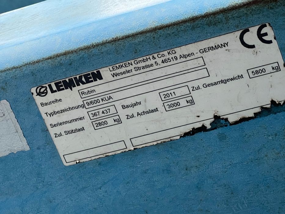 Діскова борона Lemken Rubin 6/900