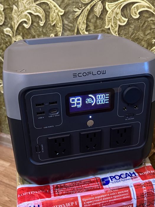 В наявності Ecoflow River 2 Pro 720 Вт + перехідники