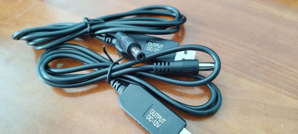 Кабель для роутера USB-DC з підсилювачем напруги з 5 V на 12V вольт