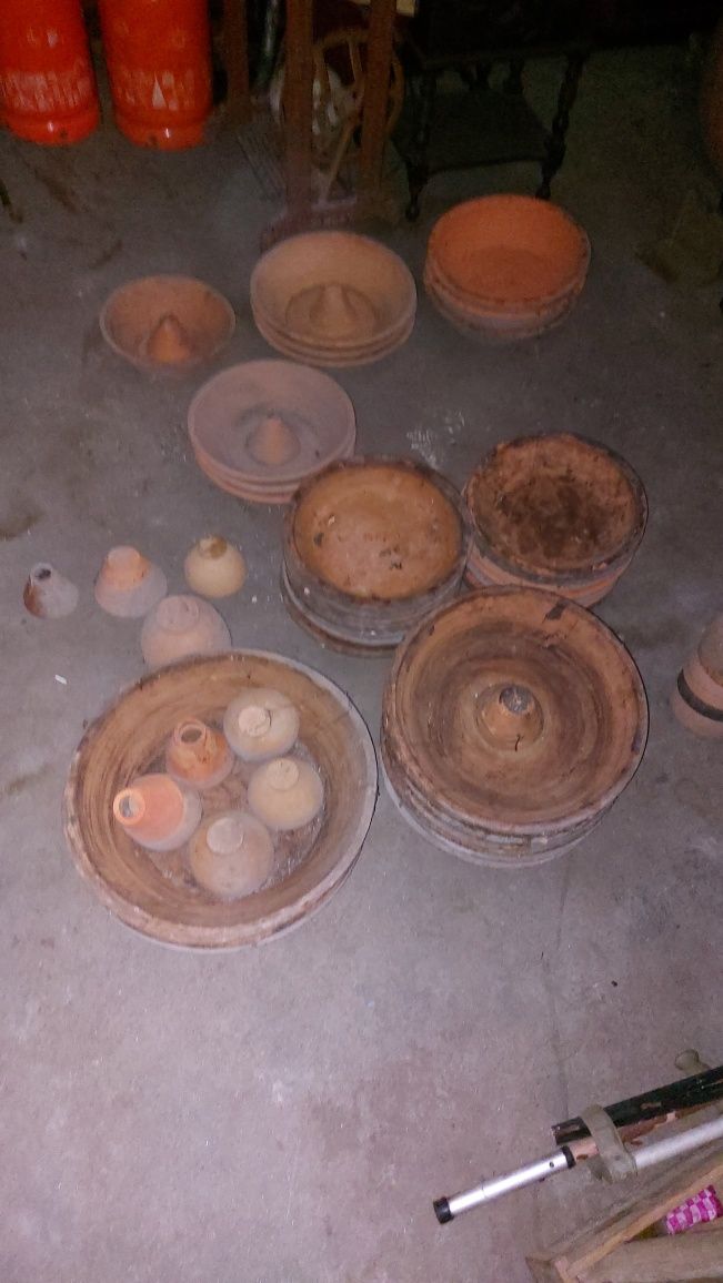 Formas de barro para pão de ló Queimadas vários anos
