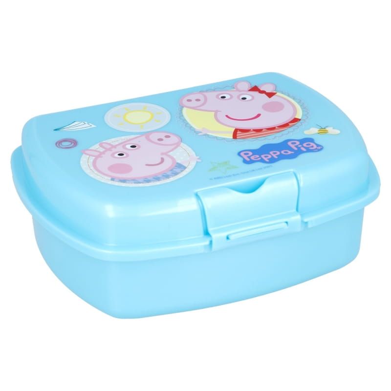 Śniadaniówka pojemnik lunchbox + bidon Świnka Peppa