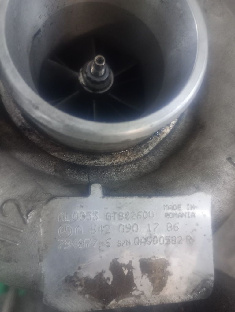 Turbosprężarka GTB2260U komplet z kolektorem wydechowym 1.9tdi!