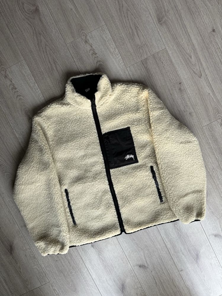 Куртка шерпа  Stussy (двостороння)