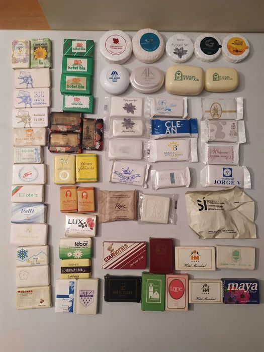 63 Sabonetes miniatura