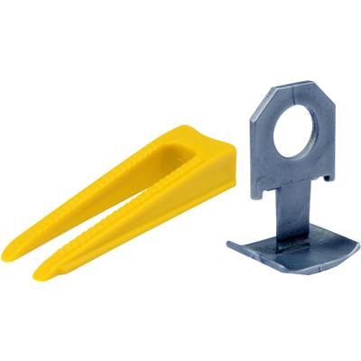 System poziomowania płytek kliny x100 klipsy x300