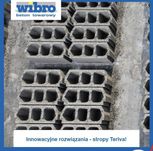Strop teriva, kształtki wieńcowe, pustak teriva