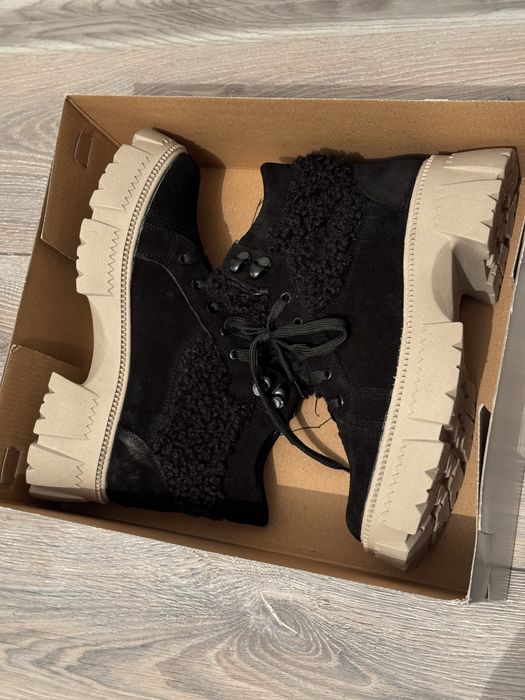 Женские зимние ботинки (замш, мех)