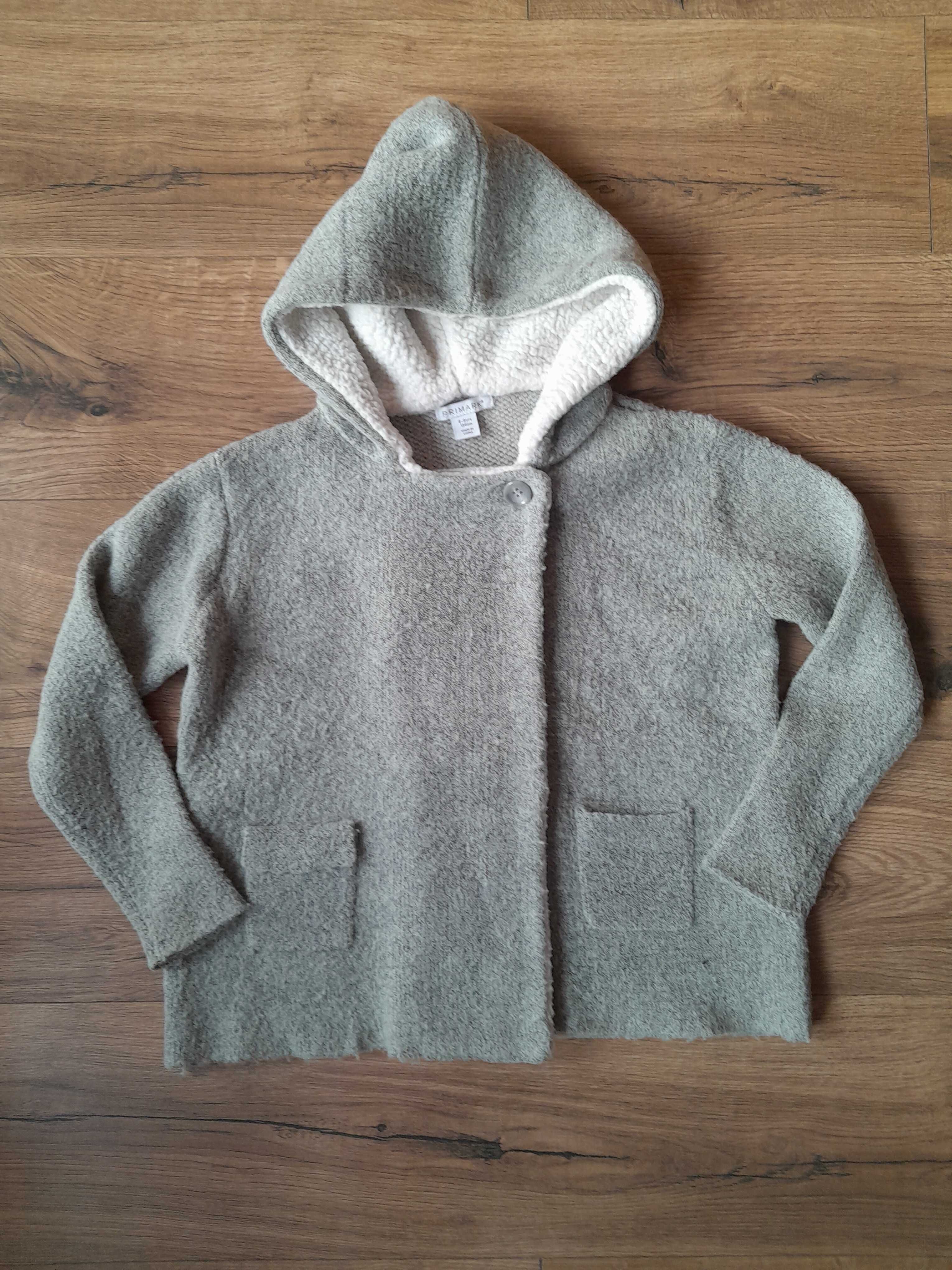 Kardigan sweter dziewczęcy rozmiar 134