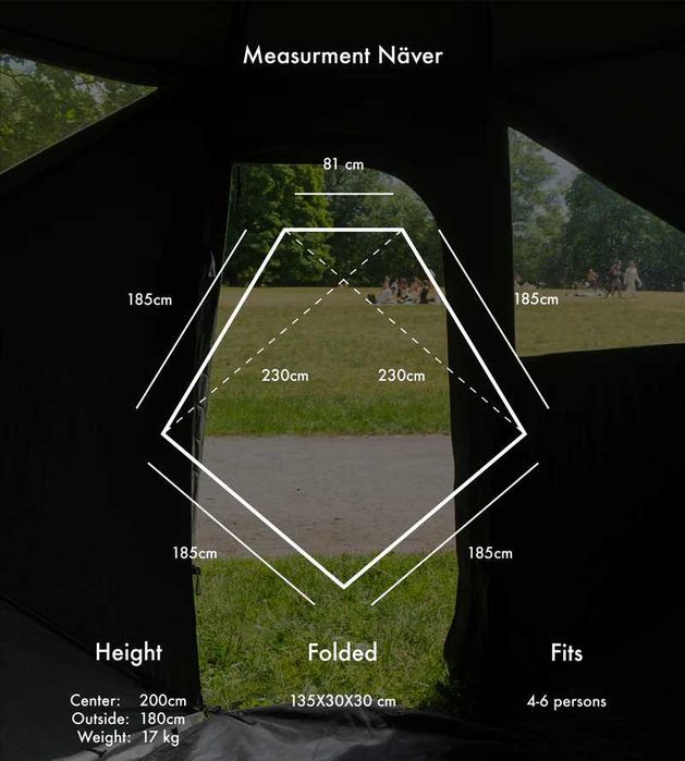 Sauna Namiotowa Bast - Näver i Björk (Jesienna Promocja)