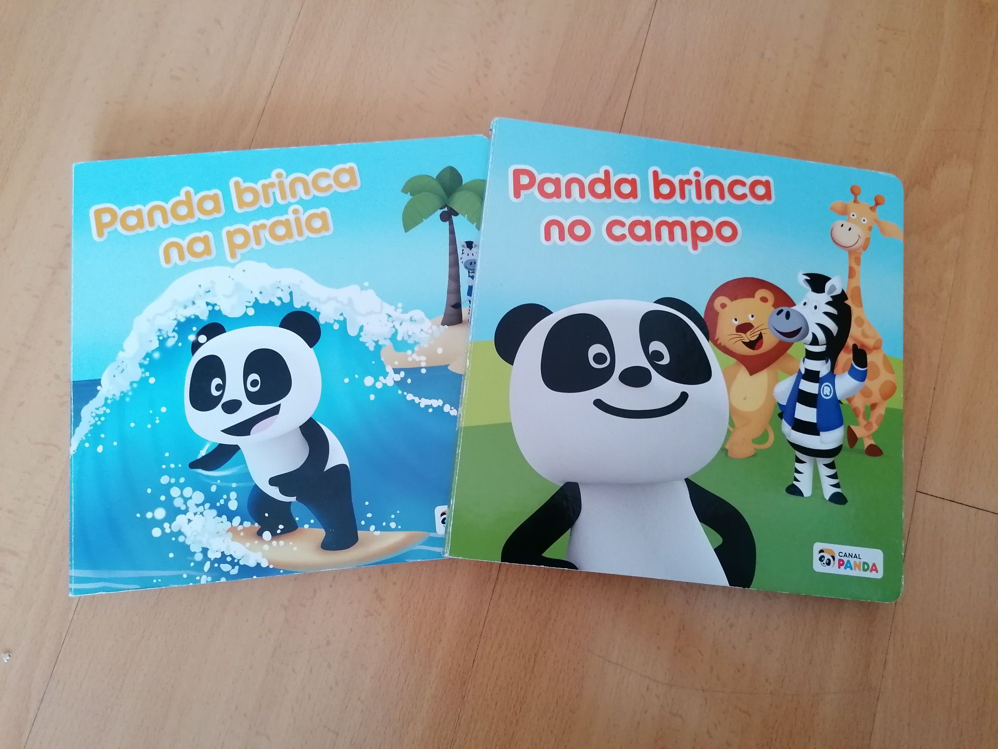 Livros panda com puzzle Óptimo estado