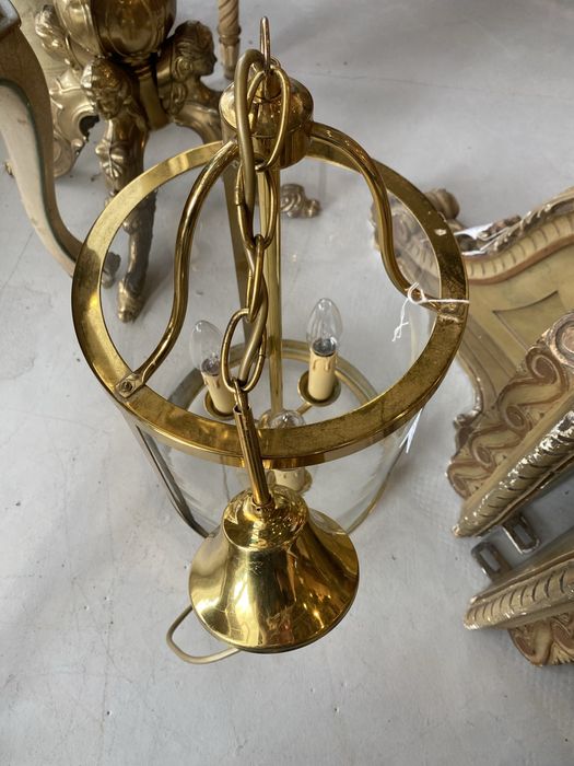 Francuska Lampa Latarnia w stylu Hollyeood Regency