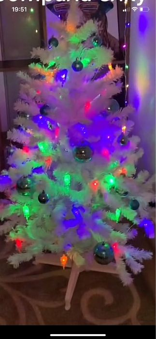 Ёлка белая, искусственная