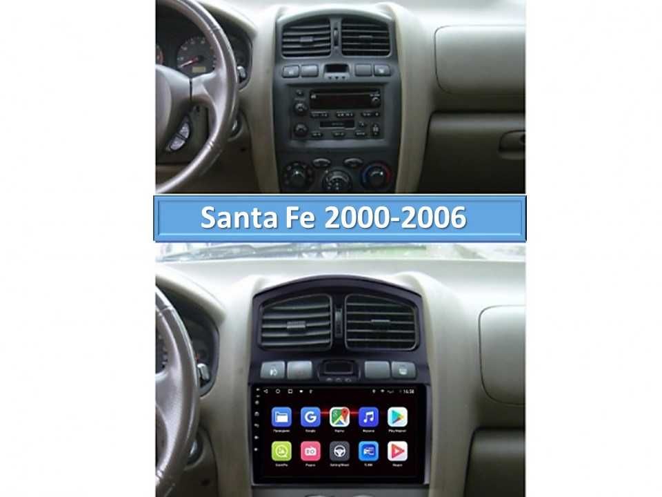 Radio samochodowe Android Hyundai SantaFe 2000-06, Hawtai 2006-15 (9")