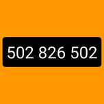 Złoty numer 502.826.502