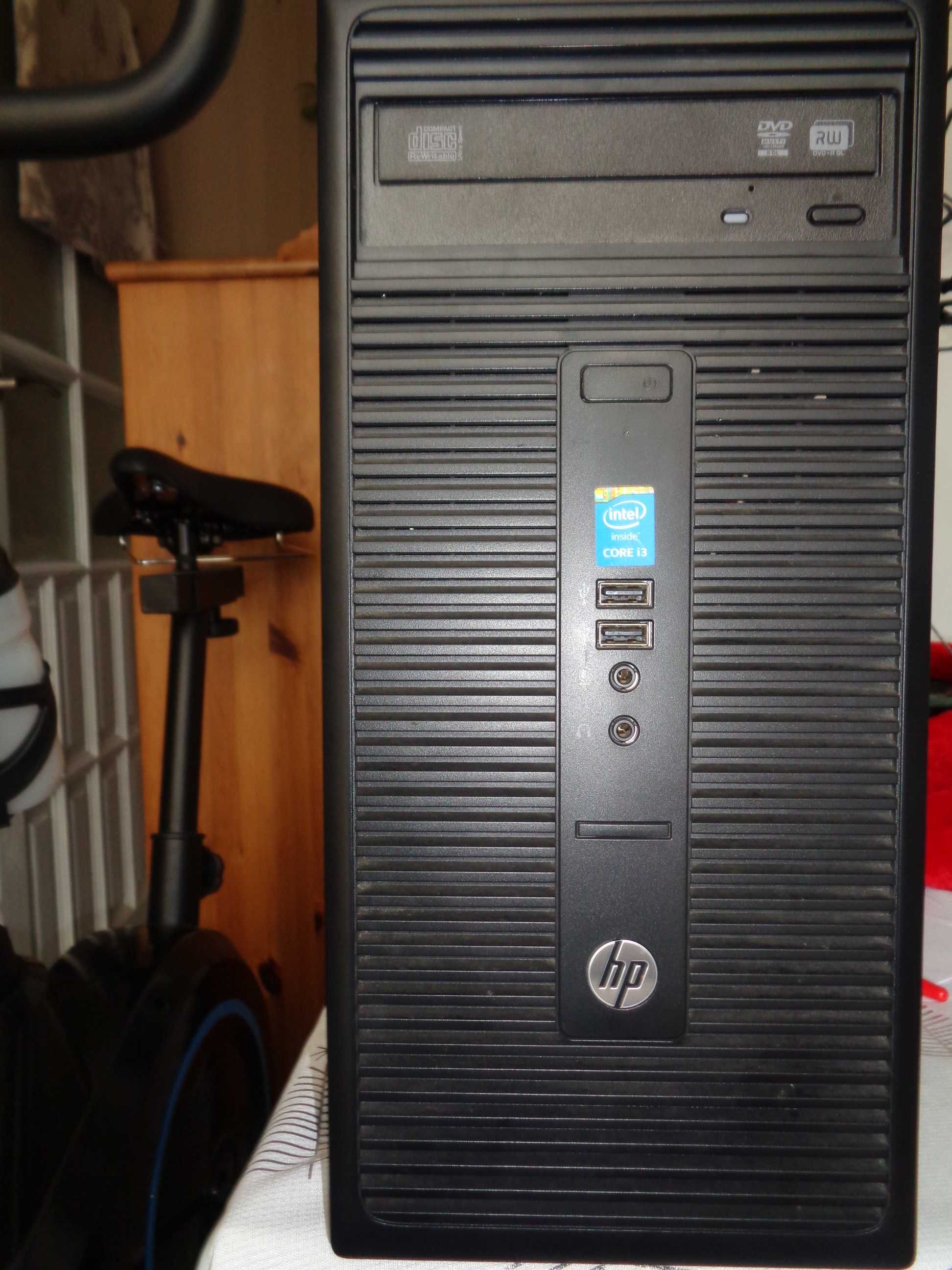 2komputery biurowe hp280g1 8gb ram win10,11pro klawiatura mysz hp