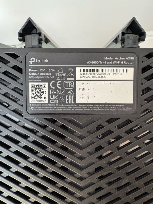 Roteador Tp Link Tri Band Archer AX90 (AX 6600) Wifi 6