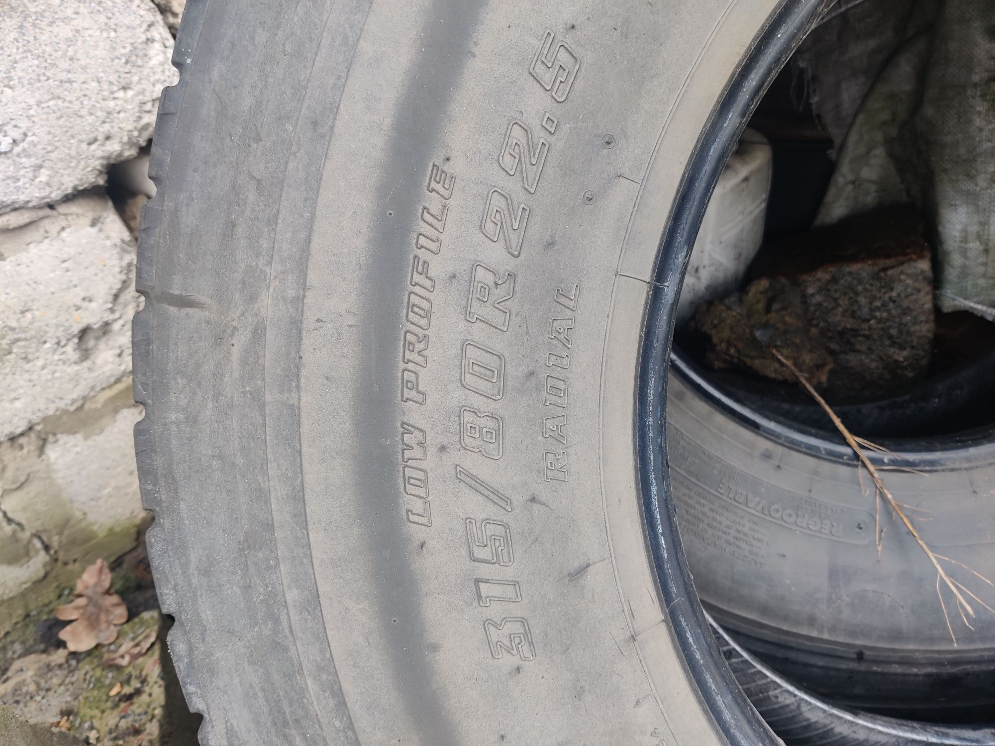 Bridgestone m729 скати колесо 315 80 22.5