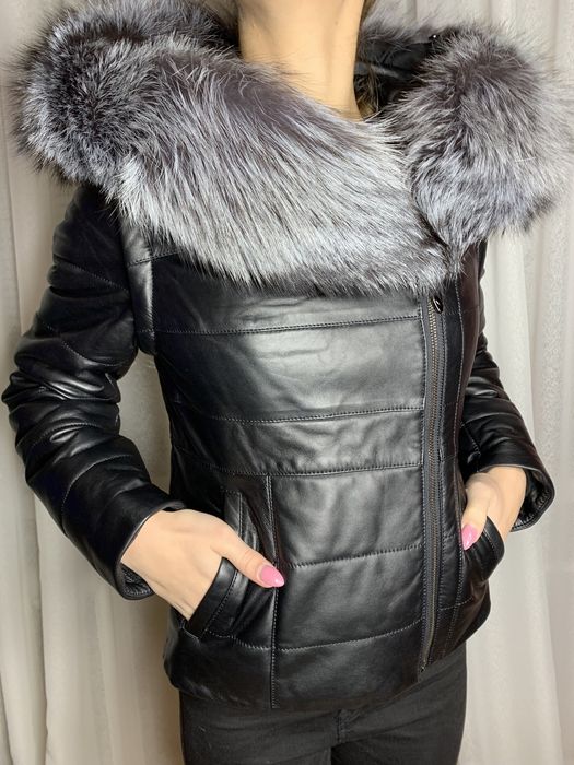 Шкіряна куртка/желетка