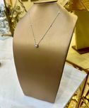 Naszyjnik wisiorek rubiny diamenty bagiety 0.85 Ct